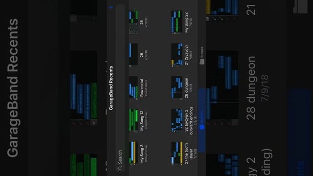 iOS 12 public beta 2. GARAGEBAND Basically I lost all of my projects and files. So no Recording 😢 смотреть онлайн