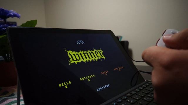 Nidhogg with an 8Bitdo Zero on a Windows tablet смотреть онлайн