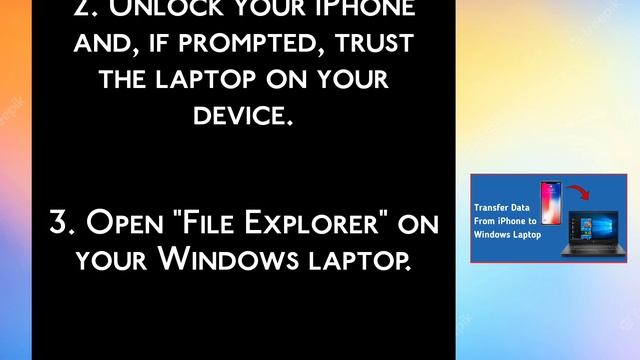 How to Transfer Data From iPhone to Windows Laptop (EASY) смотреть онлайн