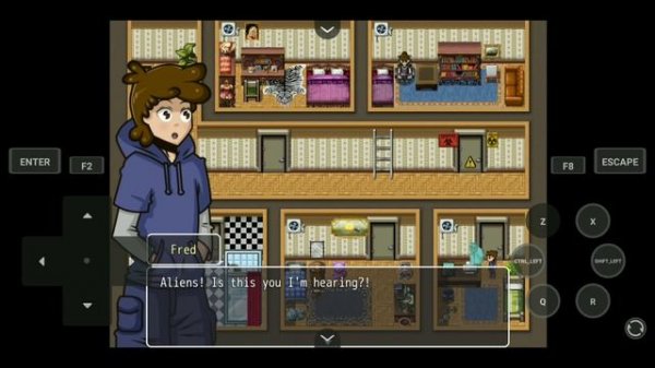 Alien in backyard rpgm gameplay Android/PC @Gameflix