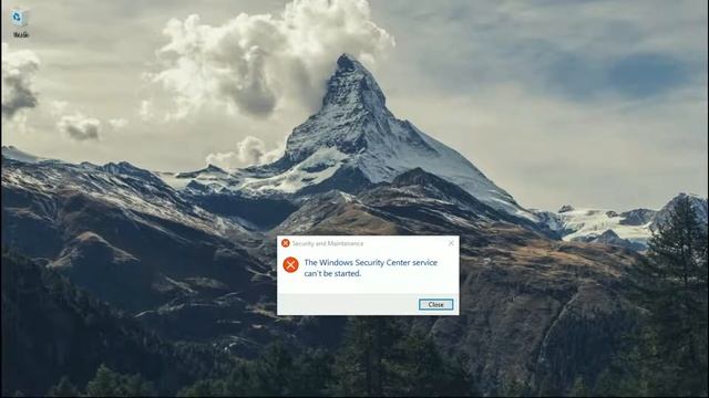 Windows security service center can't be started-FIXED смотреть онлайн