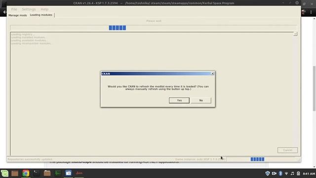 How to install mods for Kerbal Space Program with CKAN (Linux) UPDATED VERSION BELOW смотреть онлайн