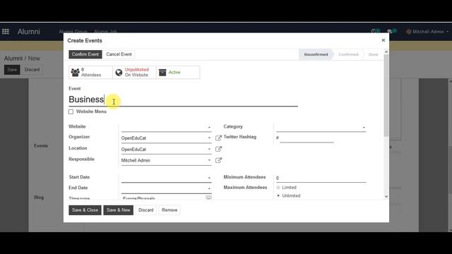 How to Create Alumni Group in OpenEduCat смотреть онлайн