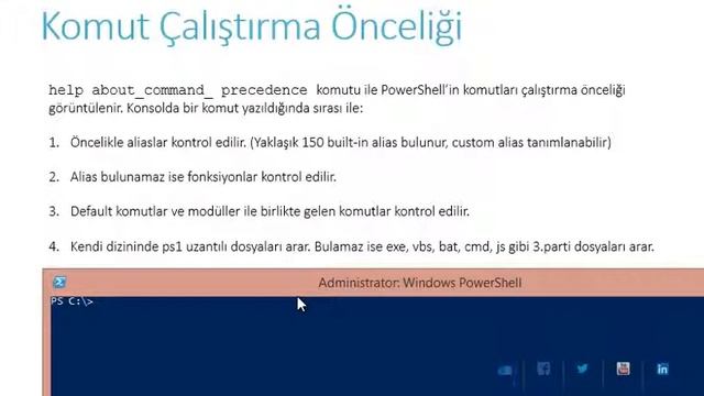 PowerShell - Command Precedence (tr) смотреть онлайн