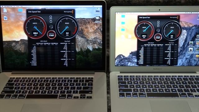 2014 Macbook Pro vs Macbook Air PCIe SSD test смотреть онлайн