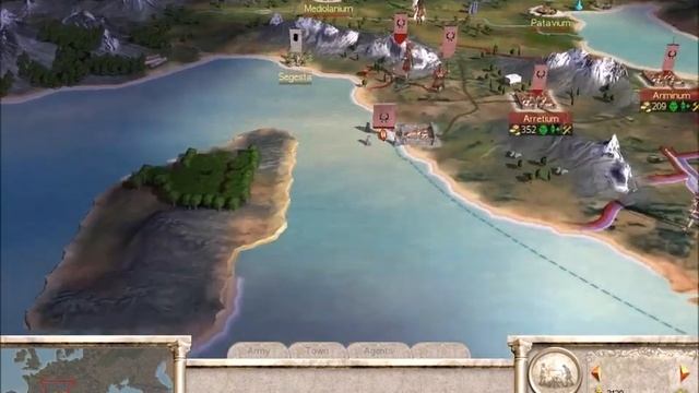 Let's Play Rome Total War Short Campaign Julii Part 1 смотреть онлайн