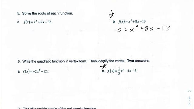 WHS Loftus Alg 2 WS 4.4 A Questions смотреть онлайн