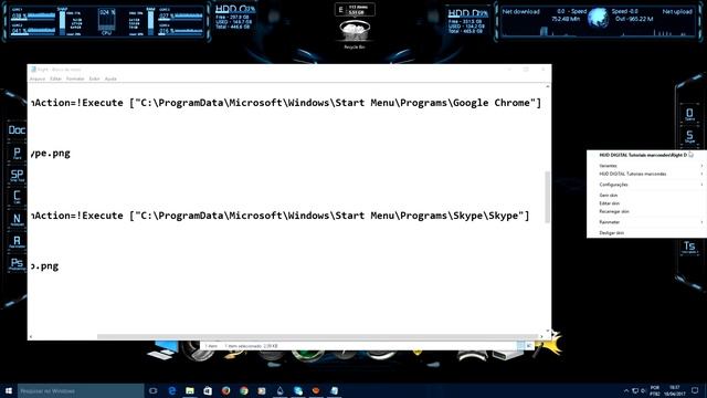 Personalizar windows 10, Como alterar skins no rainmenter 2017 parte 3 смотреть онлайн