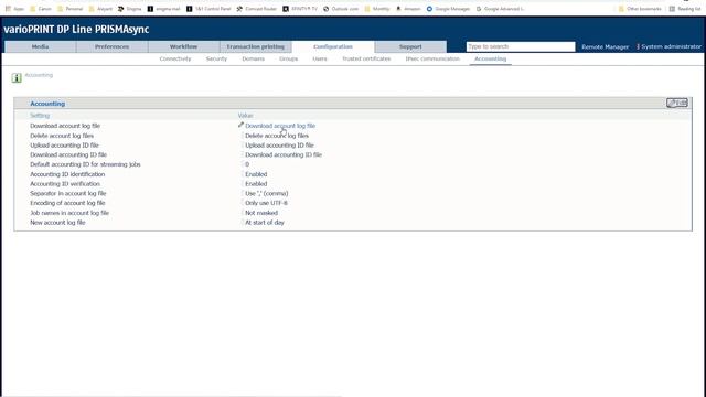 Canon's PRISMAsync Accounting Option смотреть онлайн