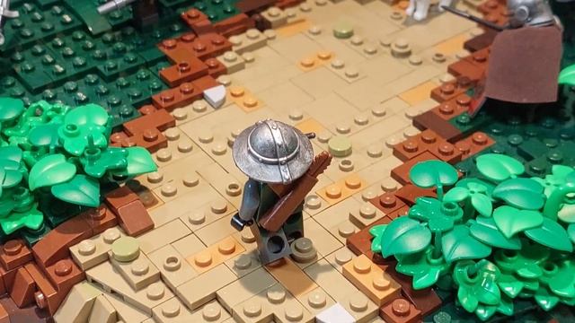 LEGO Medieval Castle Attack MOC! - Week 3 - New Wall and Gate! смотреть онлайн