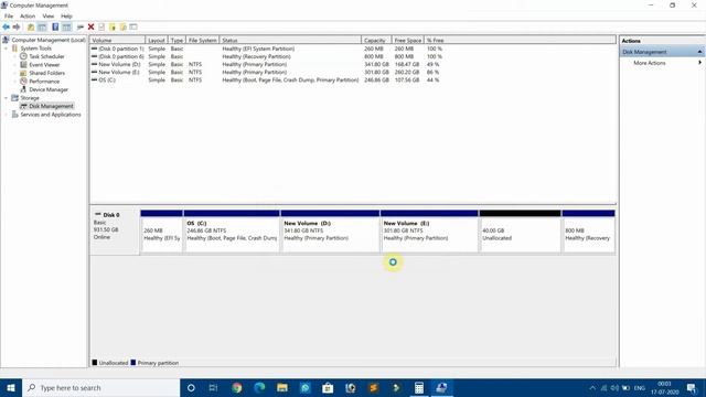 How to Delete and Merge a Partition in Windows 10? || Easiest method shown! смотреть онлайн
