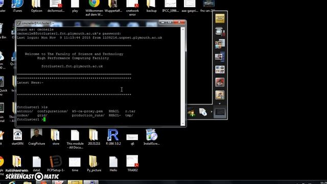 Basic example of logging into our cluster using putty on Windows смотреть онлайн