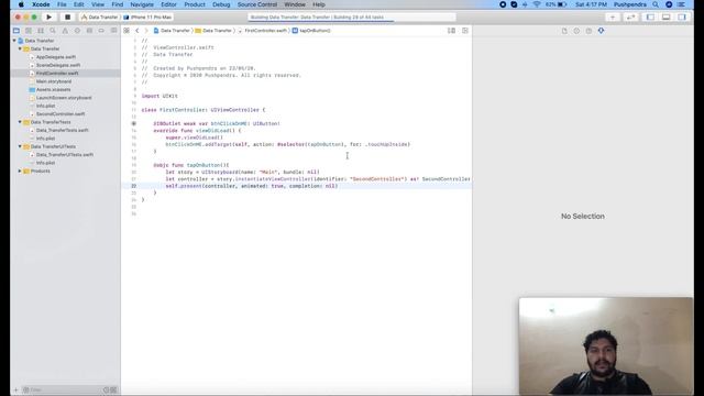 Open New View Controller on button click in iOS with Swift 5 смотреть онлайн