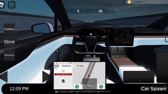 Tesla model x plaid: highway POV test drive Roblox: self driving/ autopilot simulator смотреть онлайн