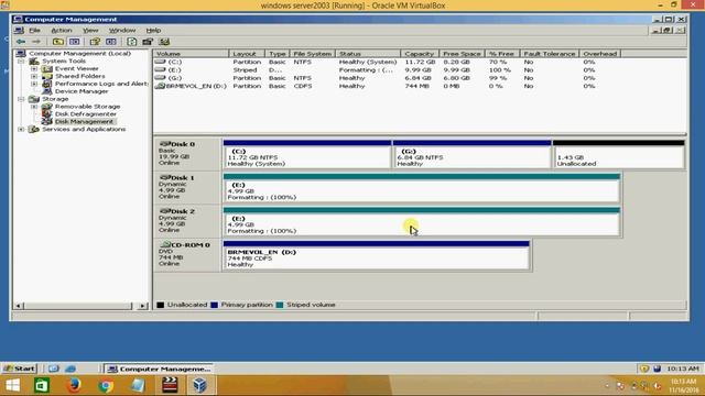 stripped volume configuration in windows server 2003 смотреть онлайн