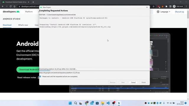 Android Studio Kurulumu смотреть онлайн