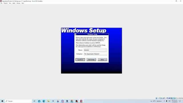 Upgrading from Windows for Workgroups 3.11 Build 026 to 048! смотреть онлайн