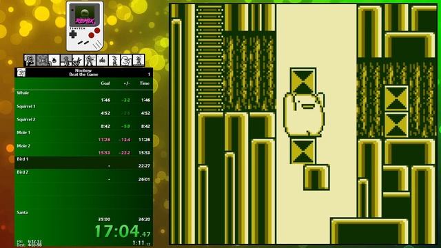 Noobow (GB) | Beat the Game in 33:50 | Tiny 10 Remix #3 Practice смотреть онлайн