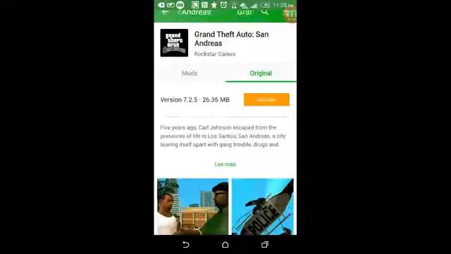Como descargar Grand theft auto San Andreas para android gratis смотреть онлайн