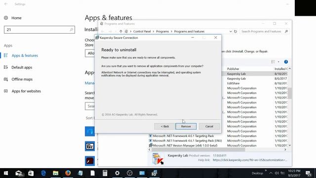 How To Uninstall Kaspersky Antivirus Windows Ten смотреть онлайн