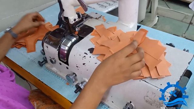 Upper Skiving Machine/Leather skiving machine How To Work смотреть онлайн