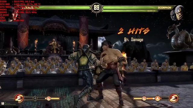 Mortal Kombat Story Mode Benchmark 1440p GTX 980 SLI PC Part 3 смотреть онлайн