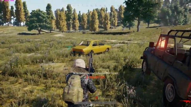 PLAYERUNKNOWN'S BATTLEGROUNDS Persecución de 2 UAZ con Dacia смотреть онлайн