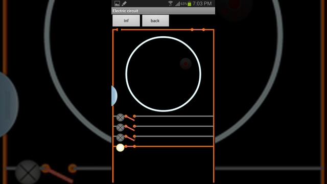 Playing with electric circuit app on Android смотреть онлайн