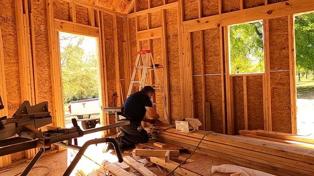 Adding two windows. Building a Cottage смотреть онлайн