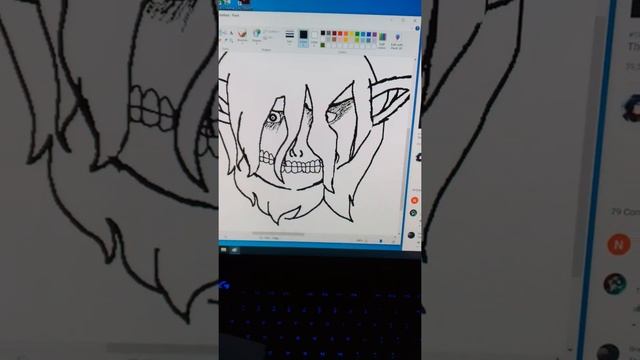 Eren Yeager|drawing using Paint in Windows 10🇲🇾🐯😸👌🏻..(T^T) смотреть онлайн