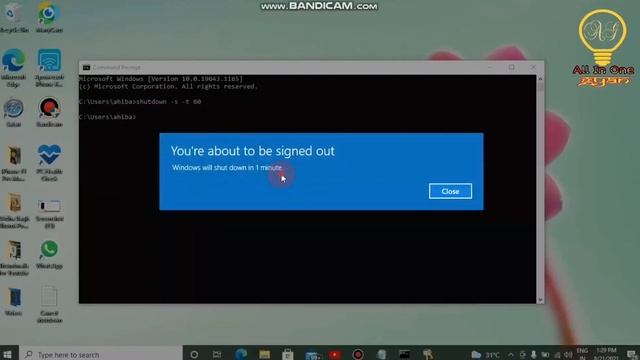 How to cancel Auto shutdown timer windows 10 PC/Laptop || AG All in One Gyan || смотреть онлайн