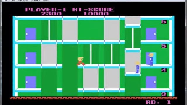 Elevator Action - Sega Game 1000 - emulador MESSUI 0.152 - probado Windows 7 x64 смотреть онлайн