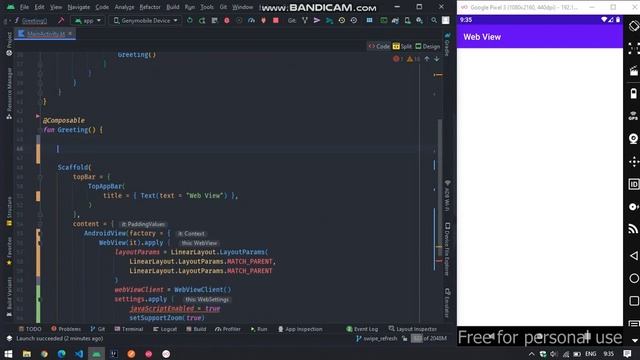 Jetpack Compose - Web View смотреть онлайн