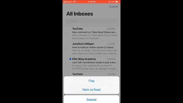 how to mark all emails as read iphone mail app смотреть онлайн