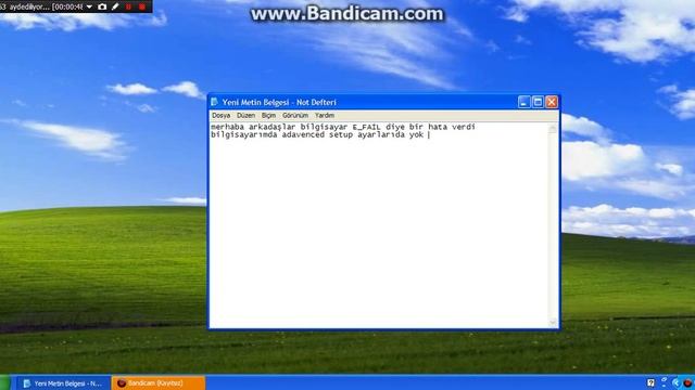 windows xp testi 4. bölüm E FAİL hatası смотреть онлайн