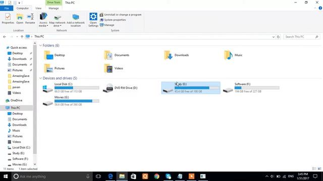 How To Hide Drives In Windows 10/8/7 Using Command Prompt смотреть онлайн