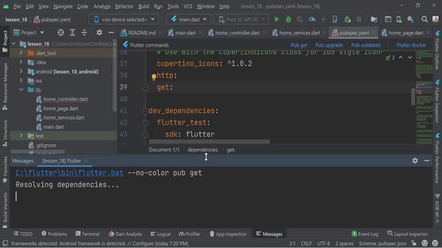 Lesson 20 : GET API Integration with HTTP Package Using GetX State Management Flutter (Part-1) смотреть онлайн