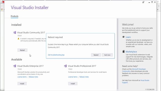 How to Install Visual Studio 2017 on Windows 10 смотреть онлайн