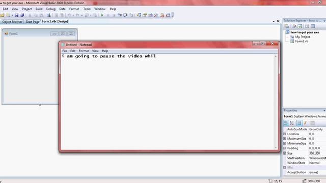 VB | Getting Your .exe | #3 смотреть онлайн