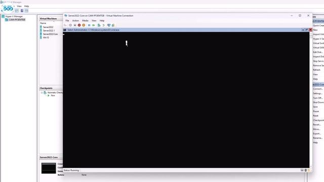 8/35 តម្លើងម៉ាស៊ីនមេ Core Install Windows Server 2022 Core смотреть онлайн