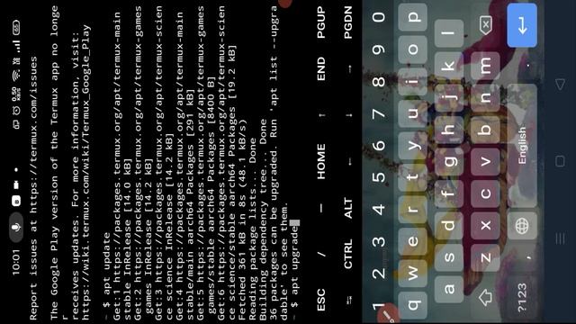 Downloading Termux on Android смотреть онлайн