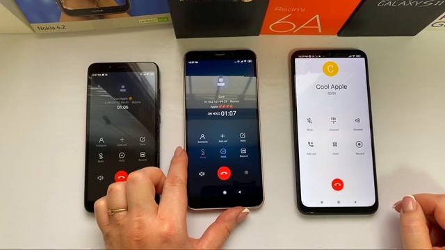 Xiaomi Redmi 7A Vs Redmi 9 Vs Xiaomi Redmi 5 Plus / Incoming & Outgoing Calls