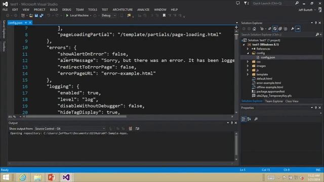 Web App Template in Windows 8.1 Developer Training смотреть онлайн