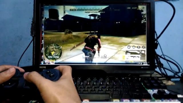 Testing my pc controller on RULES OF SURVIVAL (Logitech Dual Action) смотреть онлайн