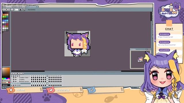【ART】making my own custom pixel cursor (Mic: ON) смотреть онлайн