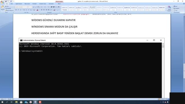 windows sınama modunda çlıştırmak modelistlik gerber eğitimi 0545 317 39 45 смотреть онлайн