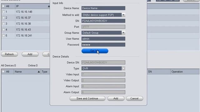 Add Device to SmartPSS via P2P смотреть онлайн