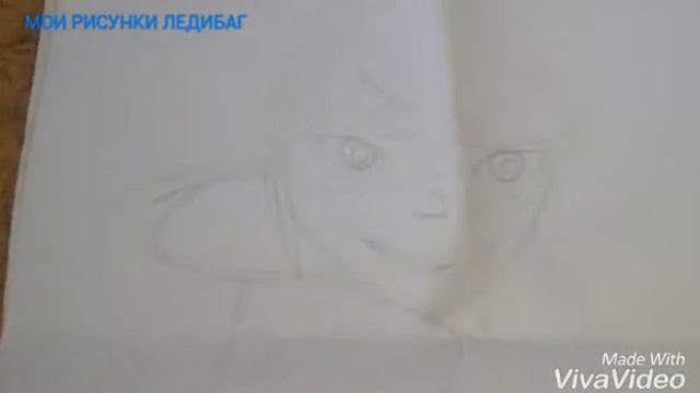 Мои рисунки ЛедиБаг и Супер Кот.