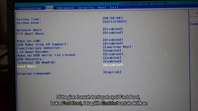 Cara Mengaktifkan Enable Fast Boot atau Boot Cepat di BIOS смотреть онлайн