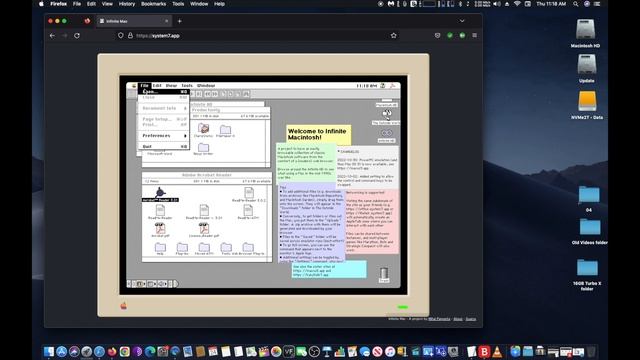 Run System 7 in a Web Browser with Infinite Mac смотреть онлайн